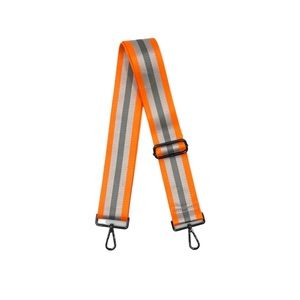 Haute Shore Straps - Stripe | Crossbody Strap - Hip 2" (gunmetal hardware)